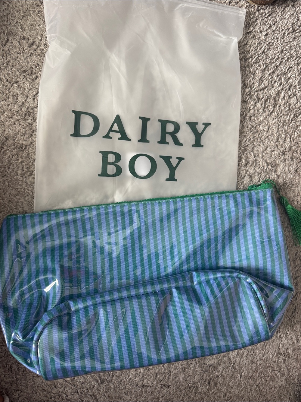 Farm Friends Blueberry Lane Large makeup bag